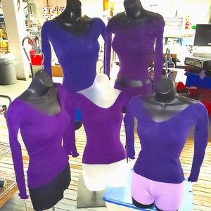 Kd dance stretch ballerina top size reference image